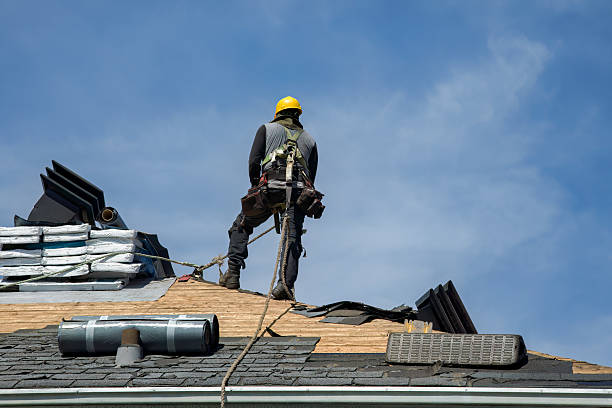 Professional Roofing technician working in Gore, VA